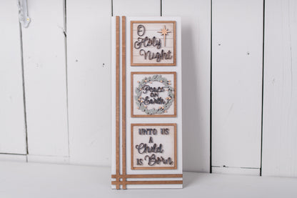 DIY Interchangeable Square 4.25" Kit - Oh Holy Night