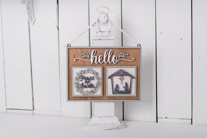 DIY Interchangeable Square 4.25" Kit - Oh Holy Night