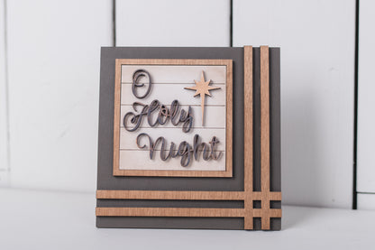 DIY Interchangeable Square 4.25" Kit - Oh Holy Night
