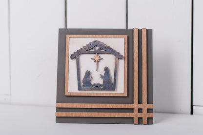 DIY Interchangeable Square 4.25" Kit - Oh Holy Night