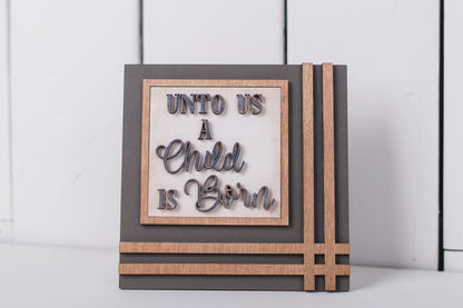 DIY Interchangeable Square 4.25" Kit - Oh Holy Night