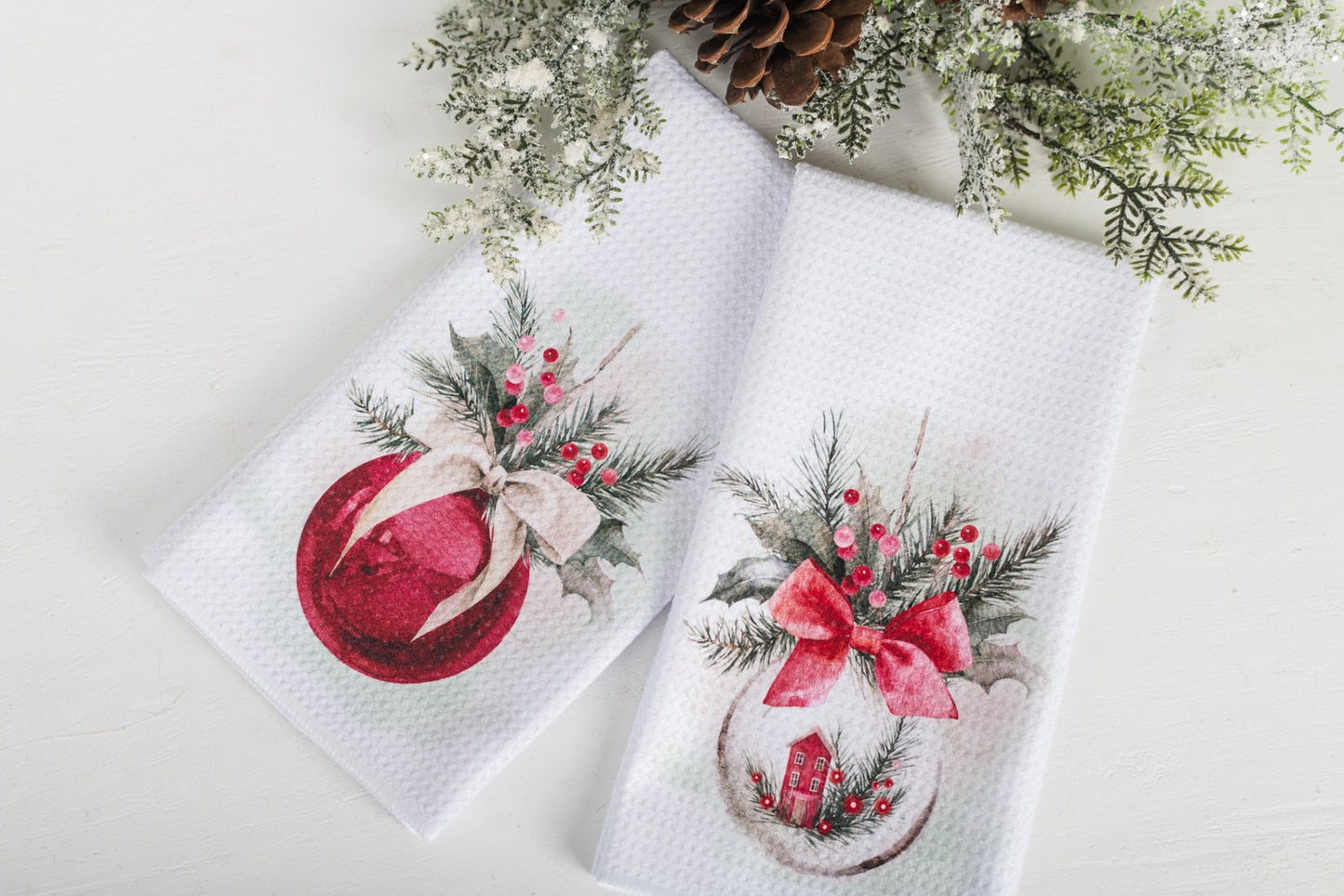 Classic Christmas Tea Towels
