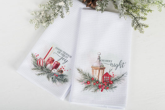 Classic Christmas Tea Towels