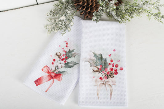 Classic Christmas Tea Towels