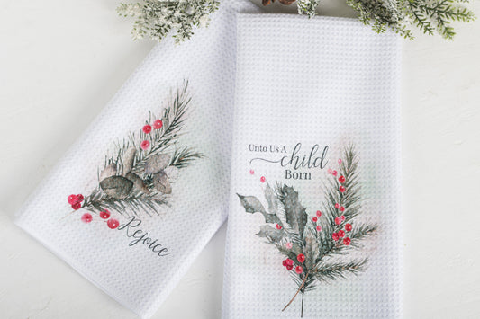 Classic Christmas Tea Towels