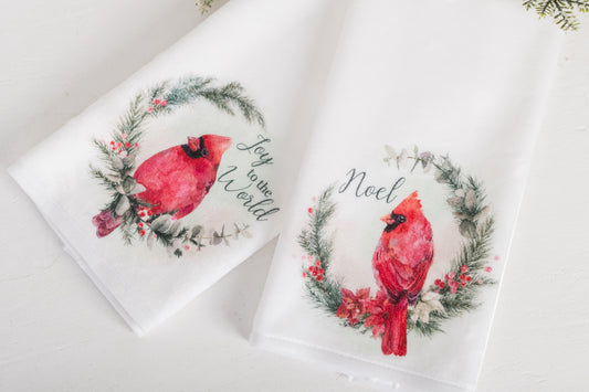 Classic Christmas Hand Towels