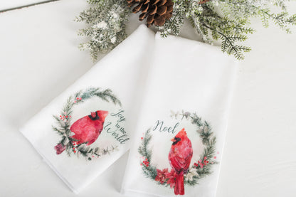 Classic Christmas Hand Towels