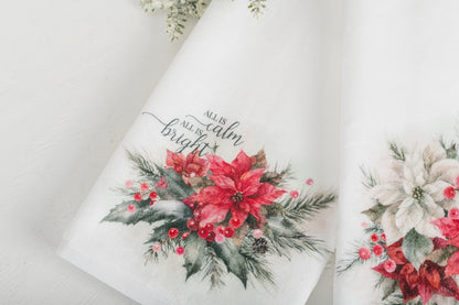 Classic Christmas Hand Towels