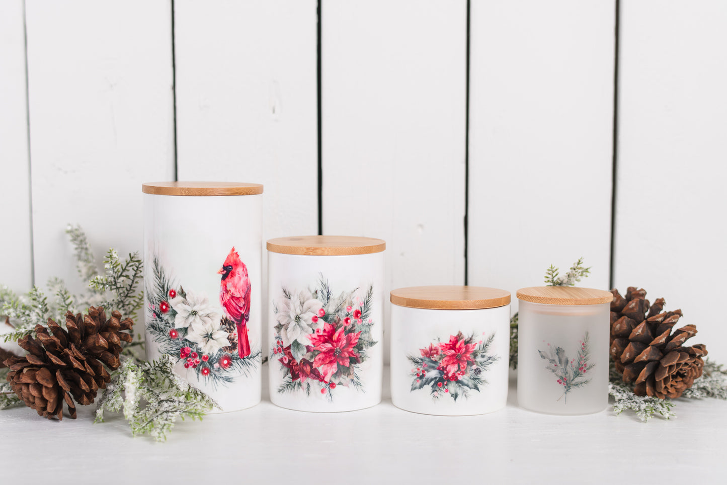 Classic Christmas Canister - Medium