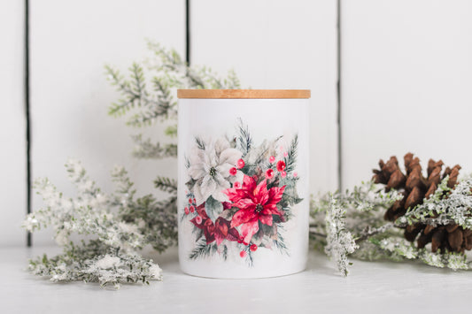 Classic Christmas Canister - Medium