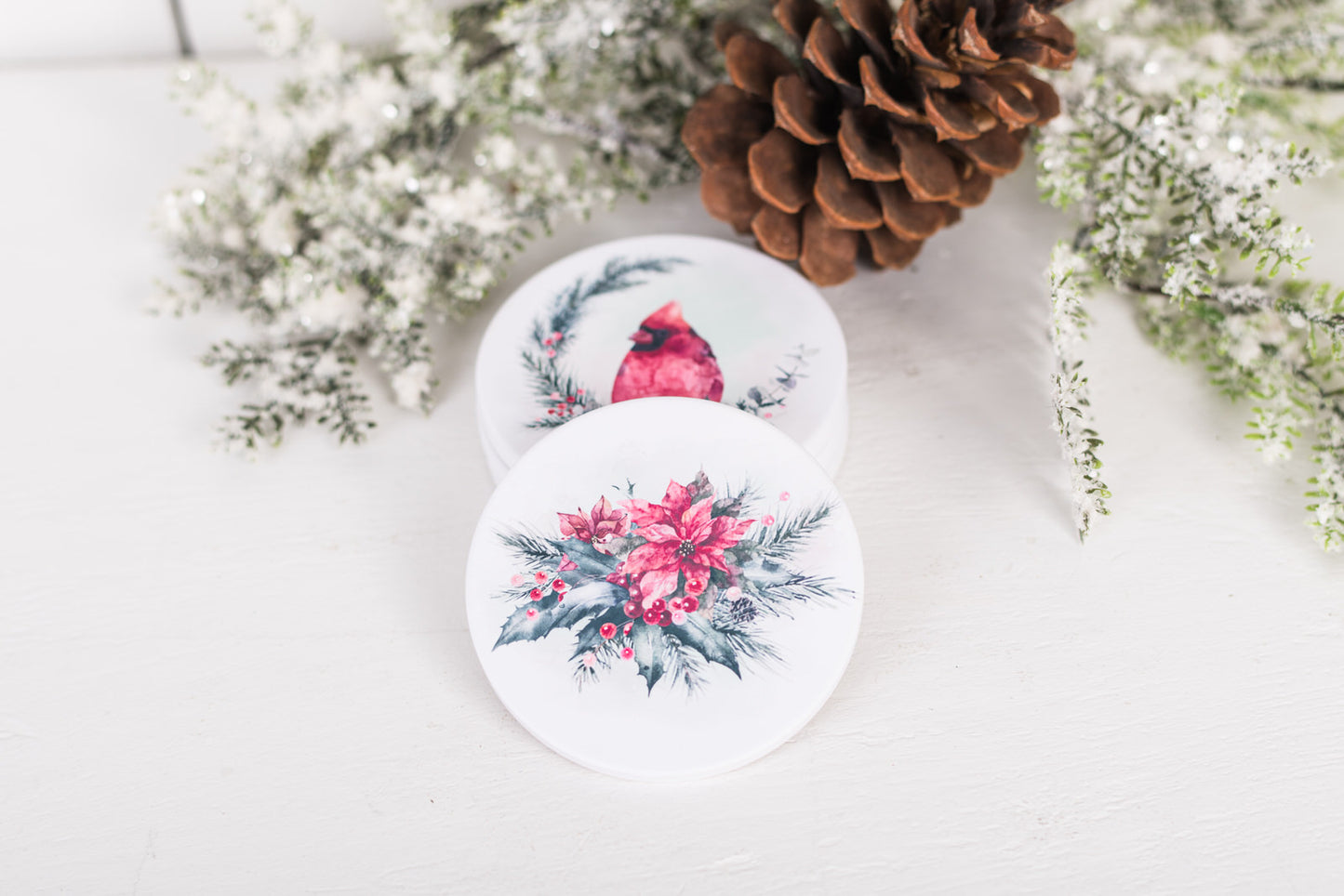Classic Christmas Coasters