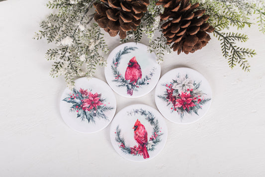 Classic Christmas Coasters