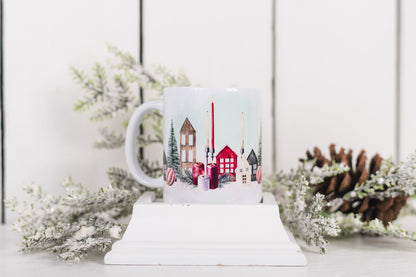 Classic Christmas Coffee Mugs