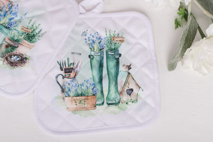 Country Garden Pot Holders