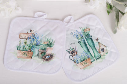 Country Garden Pot Holders
