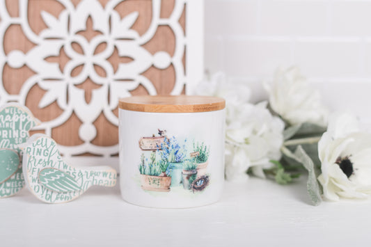 Country Garden Canister - Small