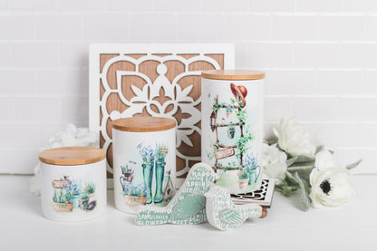 Country Garden Canister - Small