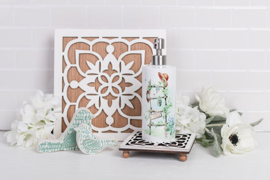 Country Garden Soap Dispenser