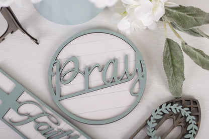DIY Faith Tiered Tray Kit - Pray