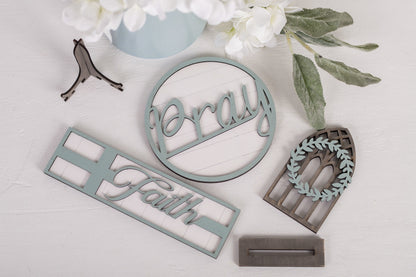 DIY Easter Tiered Tray Kit - Pray