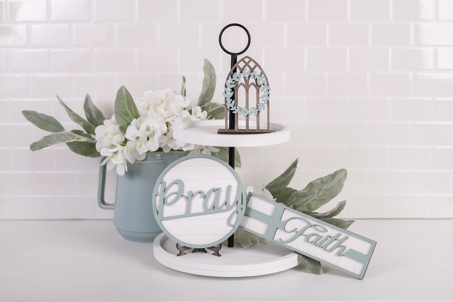 DIY Easter Tiered Tray Kit - Pray