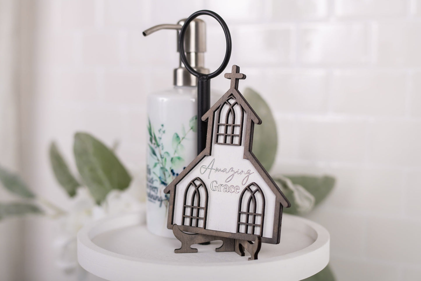 DIY Faith Tiered Tray Kit - Amazing Grace Church