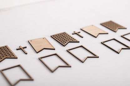 DIY Faith Tiered Tray Kit - Rattan