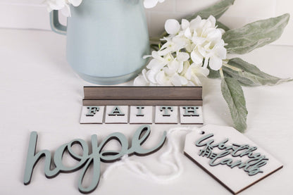 DIY Faith Tiered Tray Kit - Faith