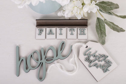 DIY Faith Tiered Tray Kit - Faith