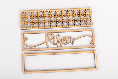 DIY Faith Tiered Tray Kit - Rattan