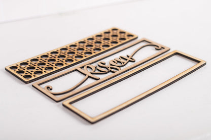 DIY Faith Tiered Tray Kit - Rattan