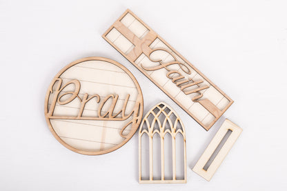 DIY Easter Tiered Tray Kit - Pray