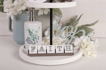 DIY Faith Tiered Tray Kit - Faith
