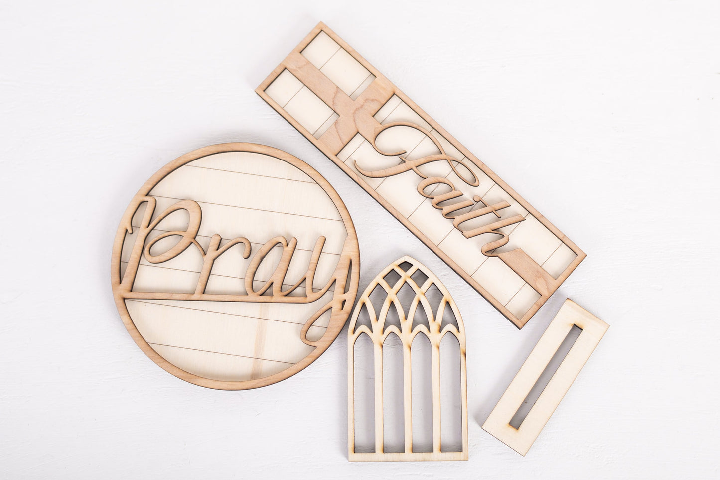 DIY Faith Tiered Tray Kit - Pray