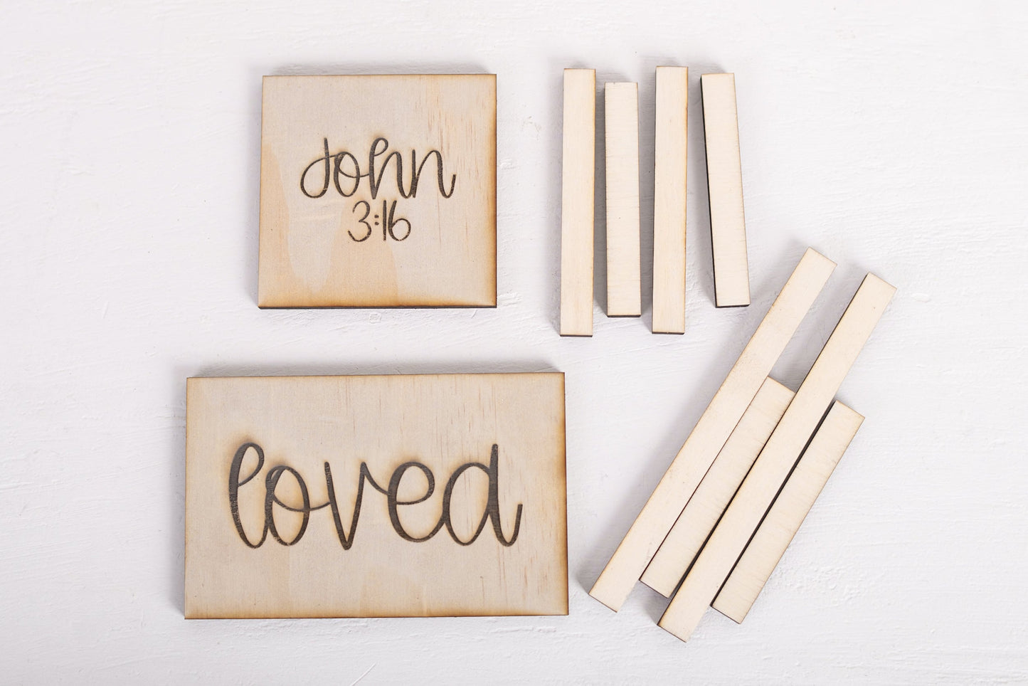 DIY Faith Tiered Tray Kit - John 3:16