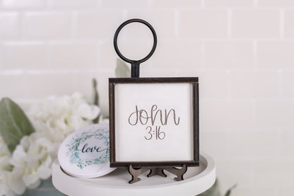 DIY Faith Tiered Tray Kit - John 3:16