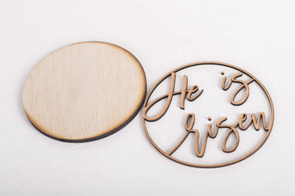 DIY Easter Tiered Tray Kit - He is Risen