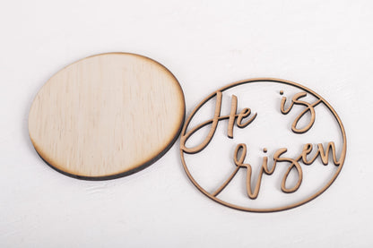 DIY Faith Tiered Tray Kit - He is Risen