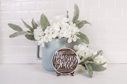 DIY Faith Shelf Sitter Kit - Amazing Grace