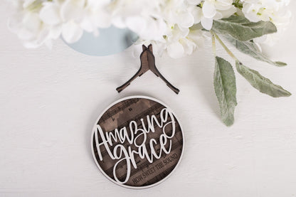 DIY Faith Shelf Sitter Kit - Amazing Grace