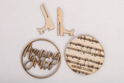 DIY Faith Shelf Sitter Kit - Amazing Grace