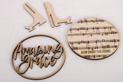 DIY Faith Shelf Sitter Kit - Amazing Grace