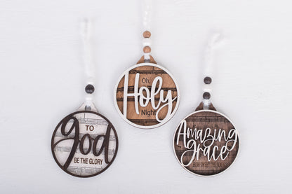 DIY Ornaments – Christmas Hymns Gift Set of 6