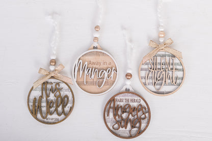 DIY Ornaments – Christmas Hymns Gift Set of 6