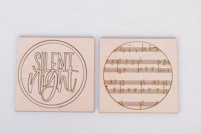 DIY Faith Shelf Sitter Kit - Christmas Hymns