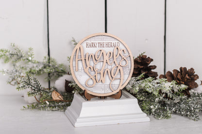 DIY Faith Shelf Sitter Kit - Christmas Hymns