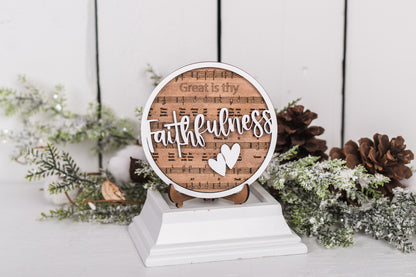 DIY Faith Shelf Sitter Kit - Be Still & Know That I Am God