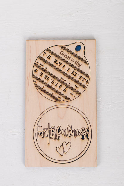 DIY Ornaments – Christmas Hymns Gift Set of 6