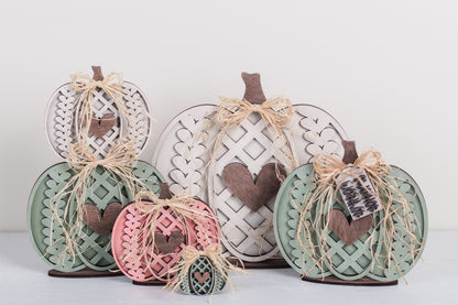 Fall DIY Sweater Pumpkins Shelf Sitter Kit