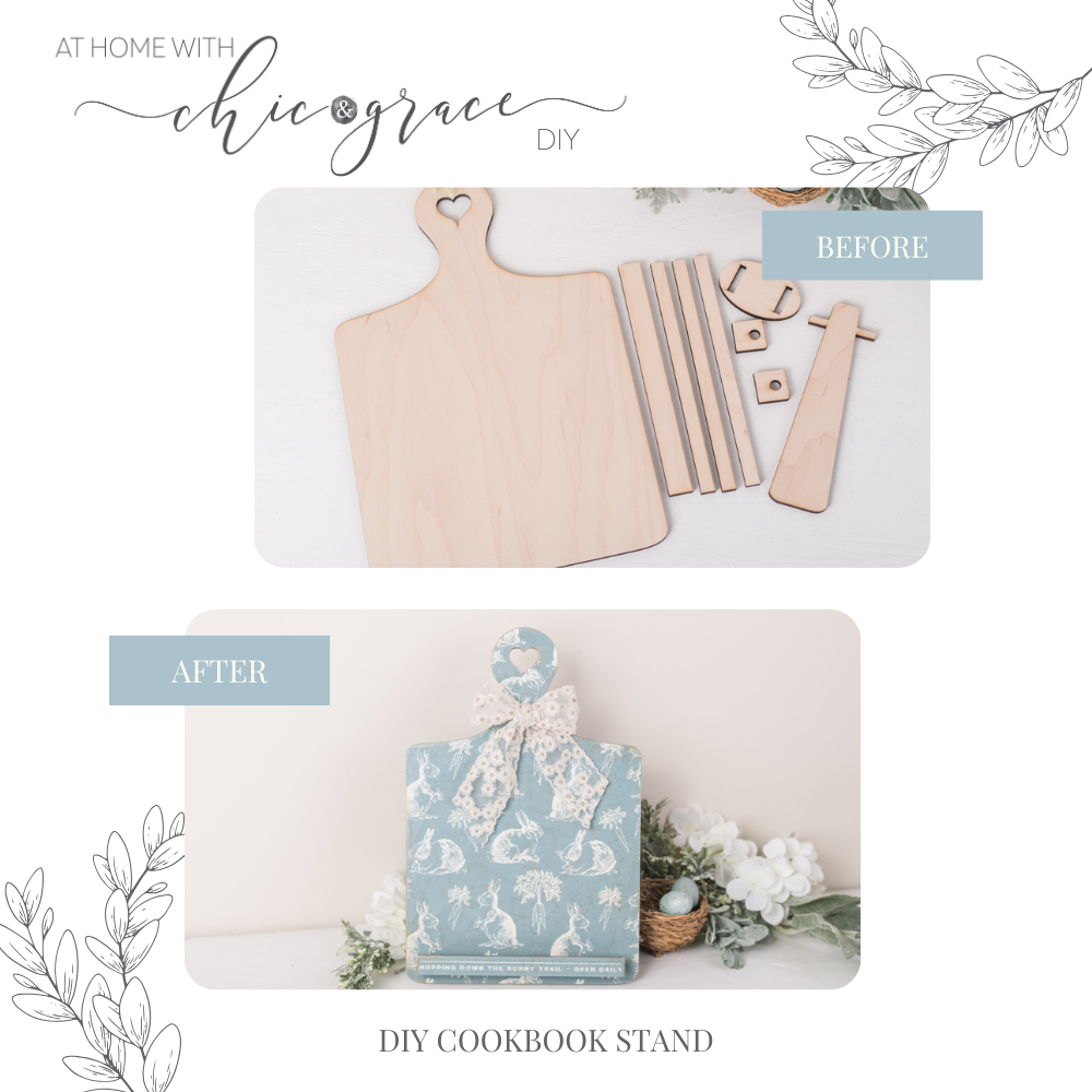 Cookbook Stand DIY Kit